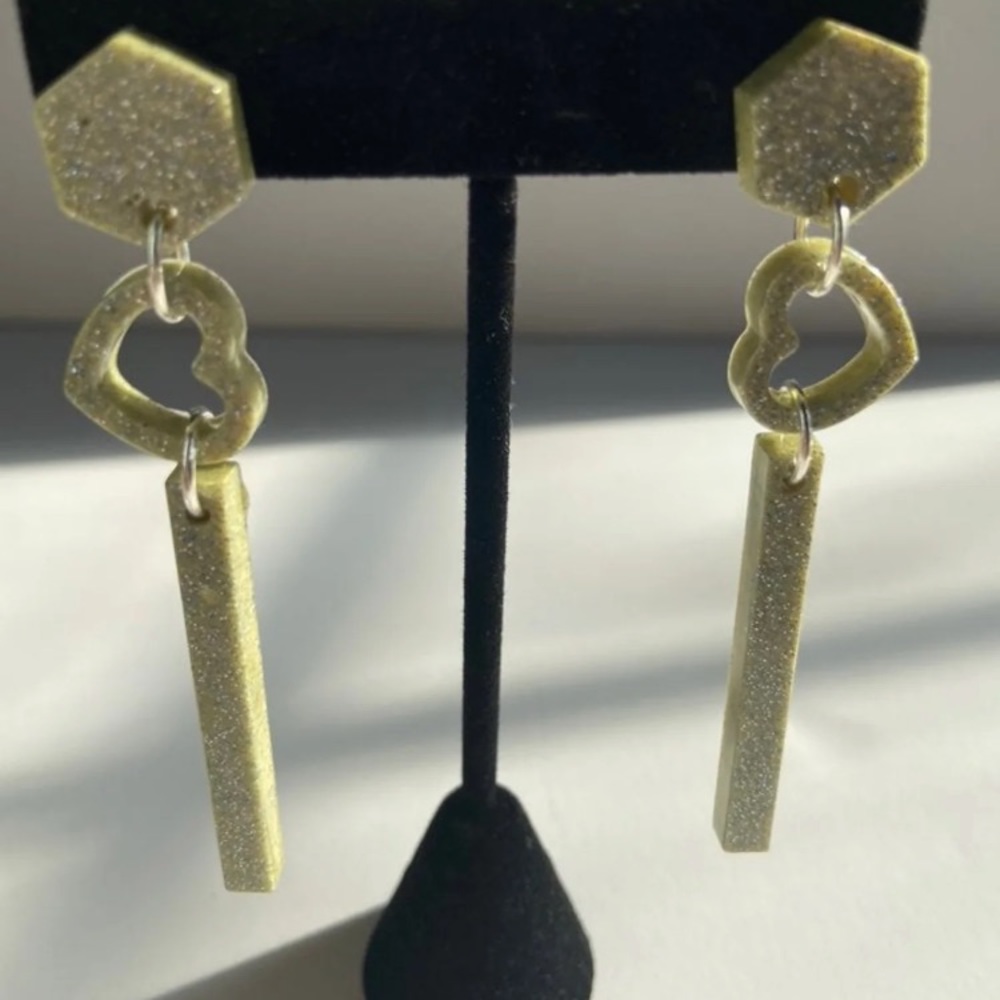 Gulf Coast Clay Dangle Earrings